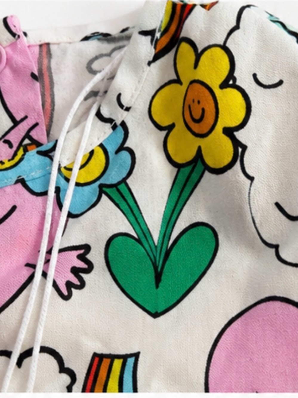 Stella McCartney Earth Friends Print Dress and Bloomers Set - Picture 5 of 6